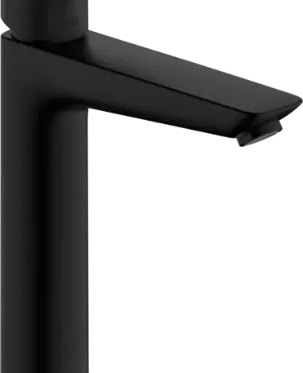 Hansgrohe Logis 190 wastafelmengkraan met automatische lediging - zwart mat 71090670