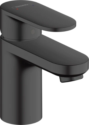 Hansgrohe Vernis Blend 70 wastafelmengkraan 'brass' automatische lediging - matt black 71550670