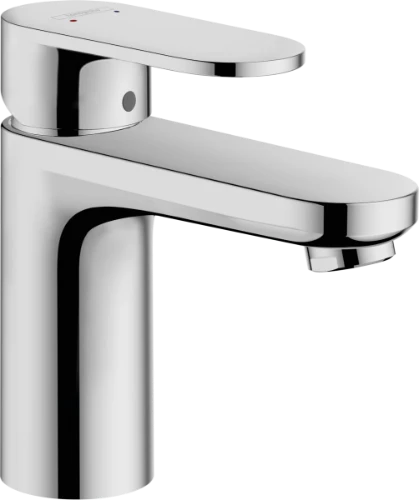 Hansgrohe 71580000 Hansgrohe Vernis Blend 100 wastafelmengkraan 'brass' zonder lediging - chroom