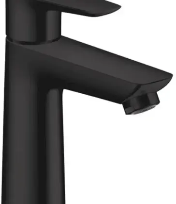 Hansgrohe 71713670 Hansgrohe Talis E 110 eengreepswastafelmengkraan met automatische lediging - zwart mat