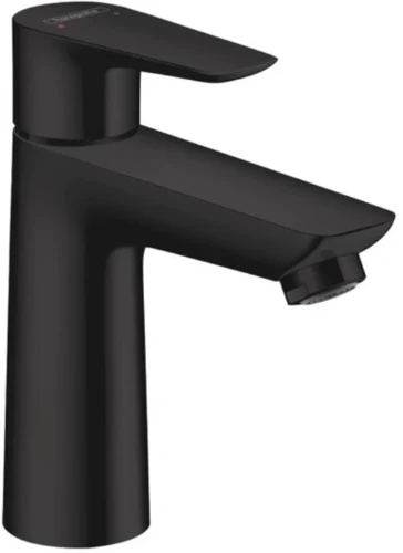 Hansgrohe 71713670 Hansgrohe Talis E 110 eengreepswastafelmengkraan met automatische lediging - zwart mat