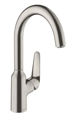Hansgrohe M421 eengreepskeukenmengkraan - stainless steel optic - comforzone 220 71802800