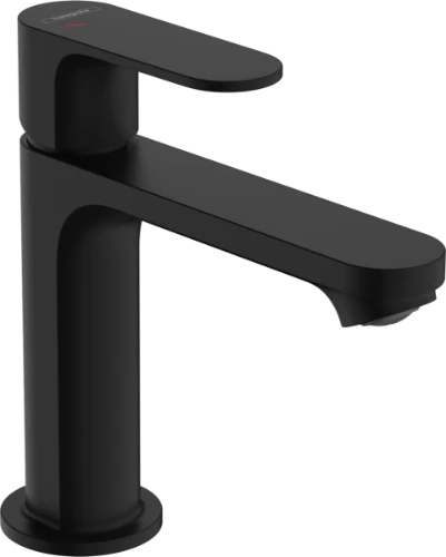 Hansgrohe Rebris S 110 wastafelmengkraan CoolStart met automatische lediging - matt black 72519670