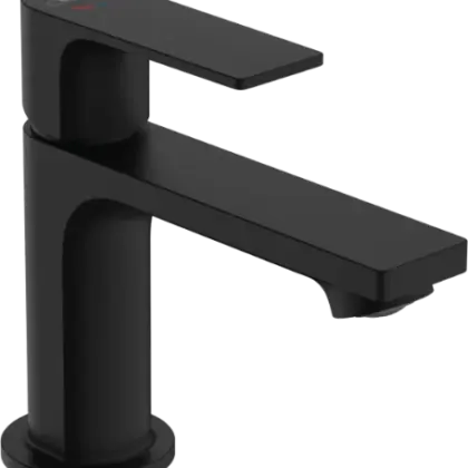 Hansgrohe Rebris E 80 wastafelmengkraan Coolstart met automatische lediging - matt black 72553670