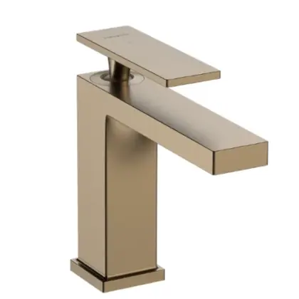 Hansgrohe 73014140 Hansgrohe Tecturis E 110 wastafelmengkraan CoolStart met afvoergarnituur - Brushed Bronze