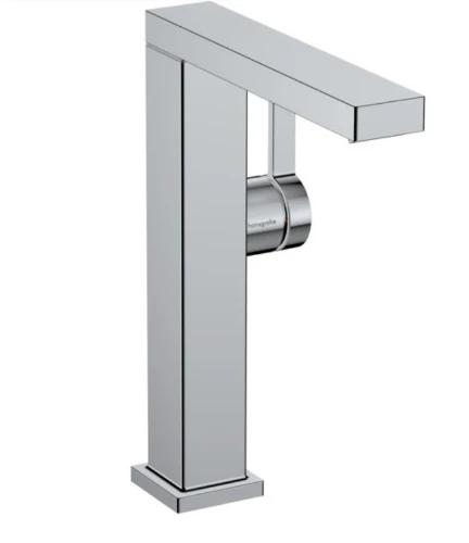 Hansgrohe 73060000 Hansgrohe Tecturis E 210 eengreepswastafelmengkraan Fine CoolStart met draaibare uitloop en Push-Open - chroom