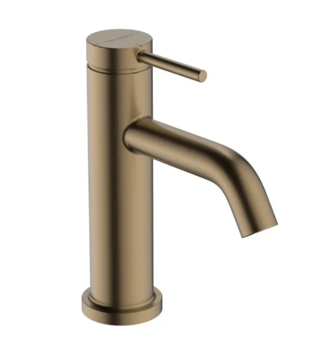 Hansgrohe Tecturis S 80 wastafelmengkraan CoolStart zonder afvoergarnituur - Brushed Bronze 73301140