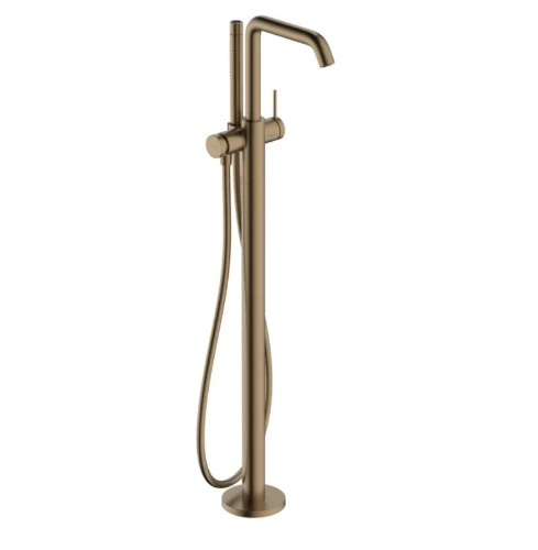 Hansgrohe 73440140 Hansgrohe Tecturis S eengreepsbadmengkraan vrijstaand - Brushed Bronze