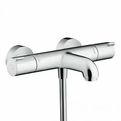 Hansgrohe Badmengkraan Hansgrohe Ecostat wand tweegreeps thermostatisch 1001 CL 13201000