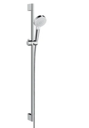 Hansgrohe Glijstangset Hansgrohe Crometta 650mm chroom 3func met zeepschaal 26538400
