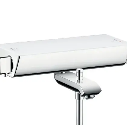 Hansgrohe Badmengkraan Hansgrohe Ecostat wand tweegreeps thermostatisch Select 13141400