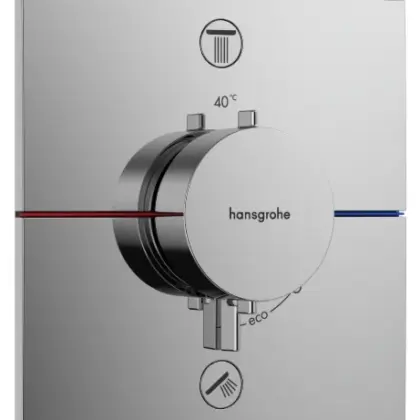 Hansgrohe Afbouwdeel inbouwmengkraan Hansgrohe geschikt voor douche thermostatisch chroom 15572140