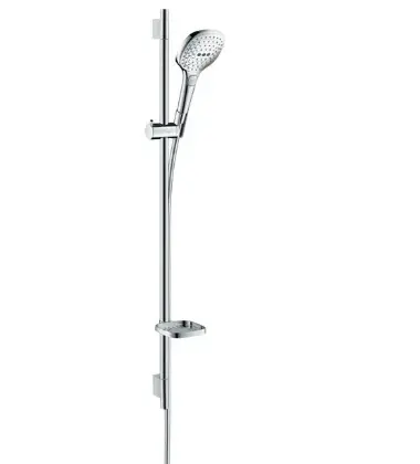 Hansgrohe Glijstangset Hansgrohe Raindance 1200mm chroom 3func met zeepschaal Select 120 26621000