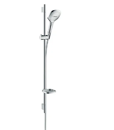 Hansgrohe Glijstangset Hansgrohe Raindance 1200mm chroom 3func met zeepschaal Select 120 26621000