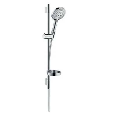 Hansgrohe Glijstangset Hansgrohe Raindance 650mm chroom 3func met zeepschaal Select S120 26630000