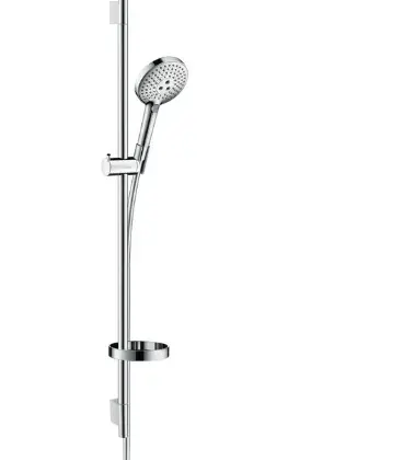 Hansgrohe Glijstangset Hansgrohe Raindance 900mm chroom 3func met zeepschaal Select S120 26631000