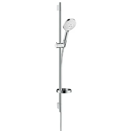 Hansgrohe Glijstangset Hansgrohe Raindance 900mm wit/chroom 3func met zeepschaal Select S120 26631400