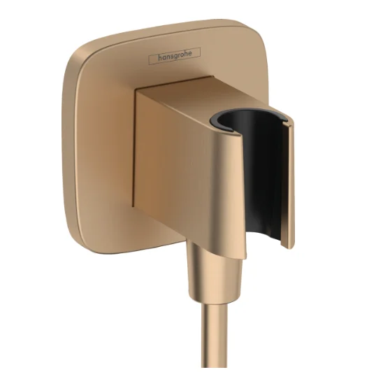 Hansgrohe Douche-aansluitstuk Hansgrohe wandmontage L:1400mm chroom met houder 26887140
