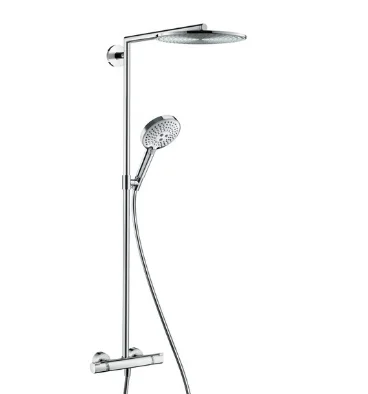 Hansgrohe Doucheset Hansgrohe Raindance tweegreeps chroom Select 300 Showerpipe 27114000