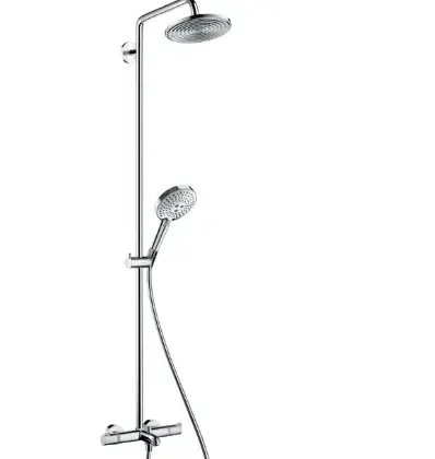 Hansgrohe Doucheset Hansgrohe Raindance tweegreeps chroom Select 240 Showerpipe 27117000