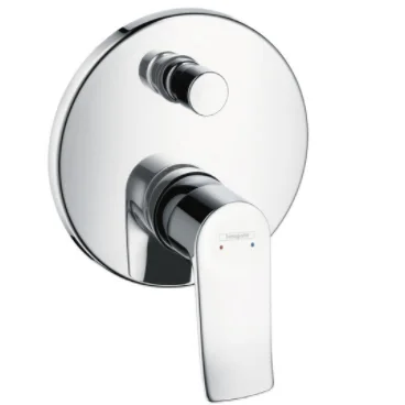 Hansgrohe Afbouwdeel inbouwmengkraan Hansgrohe Metris geschikt voor bad handbediend chroom 31487000