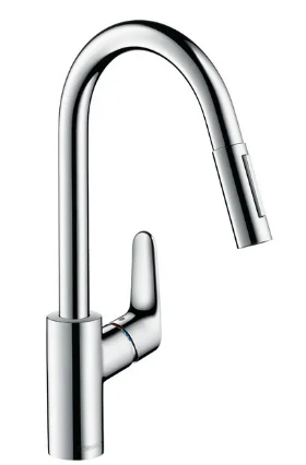Hansgrohe Keukenmengkraan Hansgrohe Focus blad/kraangat eengreeps chroom 240 31815000