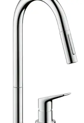 Hansgrohe Keukenmengkraan Hansgrohe tweegreeps chroom 34822000