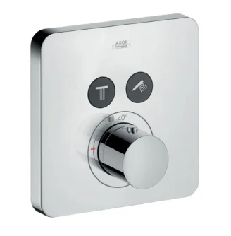 Hansgrohe Afbouwdeel inbouwmengkraan Hansgrohe ShowerSelect geschikt voor wastafel (inbouw in muur) thermostatisch chroom 36707330