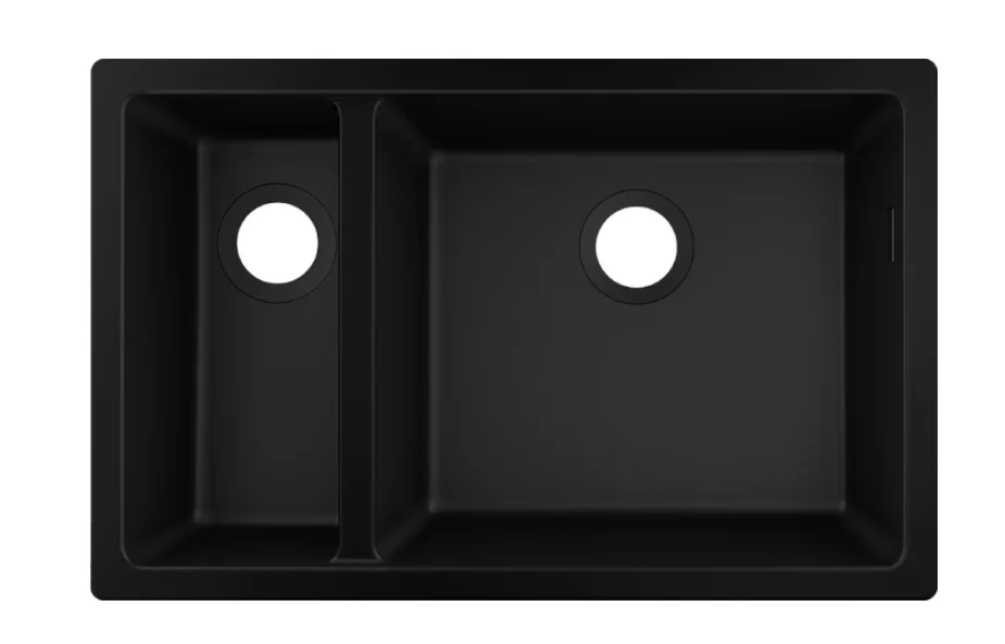 Hansgrohe S510-U635 Onderbouwspoeltafel 180/450 grafietzwart Hansgrohe 43433170