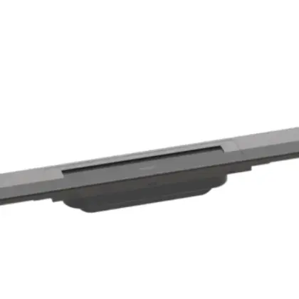 Hansgrohe HG 56043340 RainDrain Flex goot 700mm inkortbaar black brushed chrome Hansgrohe 56043340