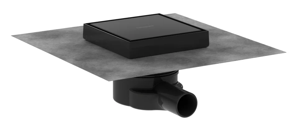 Hansgrohe HG 56249670 RainDrain Point Doucheput 150/150 betegelbaar aan de achterkant Hansgrohe 56249670