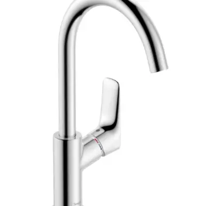 Hansgrohe Wastafelmengkraan Hansgrohe tweegreeps chroom 71130000