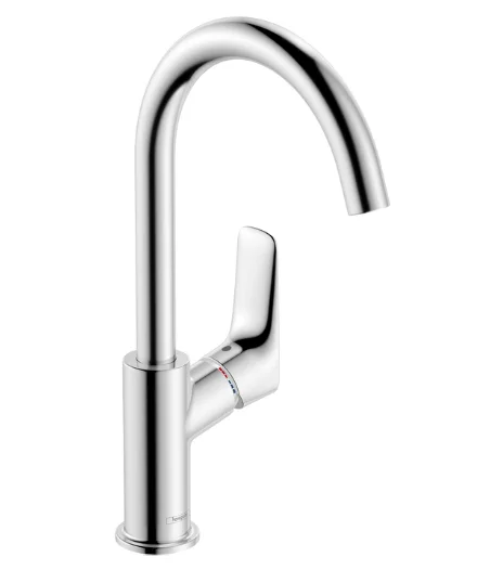 Hansgrohe Wastafelmengkraan Hansgrohe tweegreeps chroom 71130000
