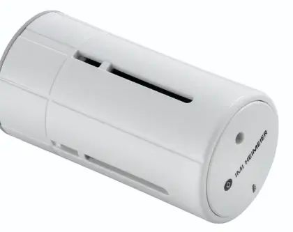 Heimeier B thermostaatknop - wit - beveiligd - overheidsmodel 2500-00.500