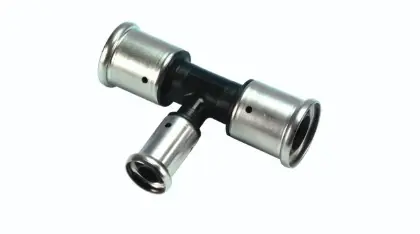 Henco 10PK-632663 Henco PVDF pers verloop T-stuk 90° FFF 63 x 26 x 63 mm