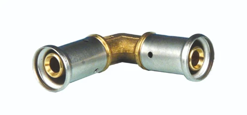 Henco P-serie messing pers bocht 90° FF 16 x 16 mm 1P-1616
