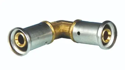 Henco 1P-2020 Henco P-serie messing pers bocht 90° FF 20 x 20 mm