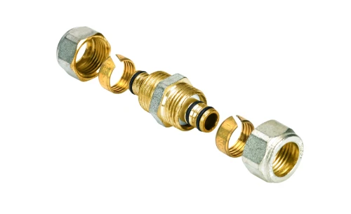 Henco S-serie messing knel mof FF 20 x 20 mm 2-2020-S