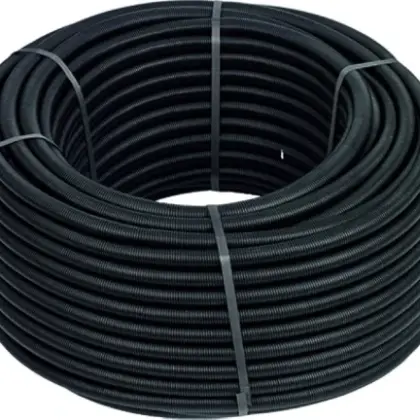 Henco 25-MBLACK32 Henco mantelbuis 32 mm (rollengte 25 m) - zwart - prijs per meter