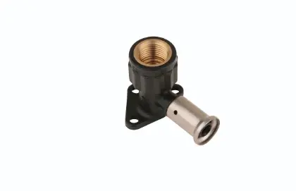 Henco 2PK-1604BP Henco PK-serie PVDF pers muurplaat 90° FF 16 x 1/2 F