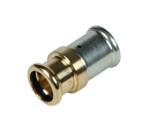 Henco P-serie messing pers verloopmof FF 20 x 15 mm (M/V-profiel) 36P-2015P