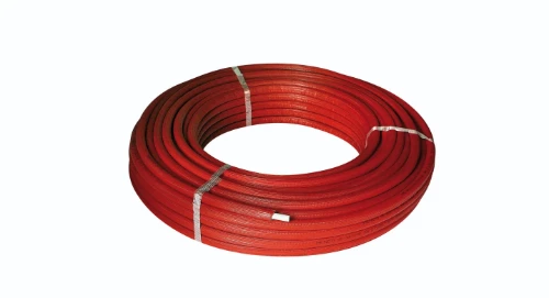 Henco RIXc meerlagenbuis met isolatie 6 mm 26 x 3,0 mm (rollengte 50m) - rood - prijs per meter 50-ISO4-R26-RO