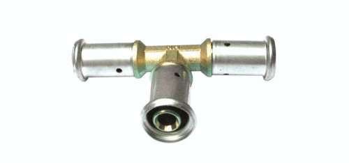 Henco P-serie messing pers T-stuk 90° FFF 16 x 16 x 16 mm 9P-161616