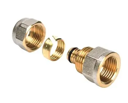 Henco Knelovergangsstuk messing 20/2mm x 1/2" F (drink)water Henco 3-2004-S