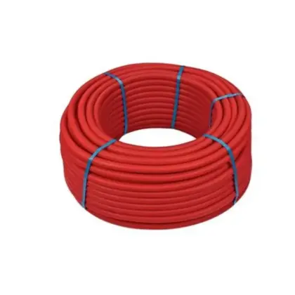 Henco Meerlagenbuis met mantelbuis Henco RIXc 20x2mm rood flexibel 100m 100-R20MR
