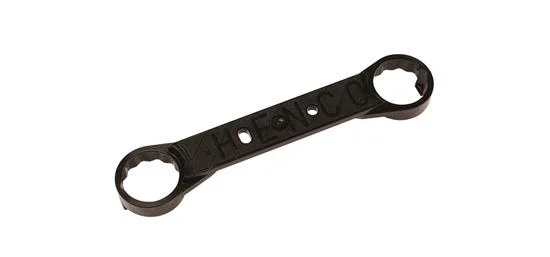 Henco Muurplaatbeugel Henco PVDF staal dubbel brug 28PK-04