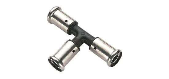 Henco Pers-T kunststof 75/6mm FFF (drink)water Henco PVDF 9PK-757575