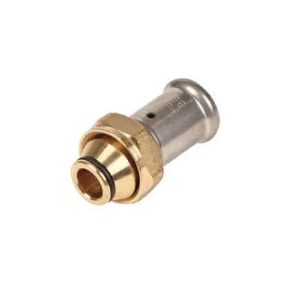 Henco Persaansluitkoppeling messing met euroconus 16/2mm x 3/4" FF (drink)water Henco 19P-1605