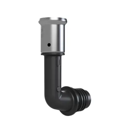 Henco Persovergangsknie kunststof 20/2mm x M 90° (drink)water Henco Pro-Flow VKPK90-20-U