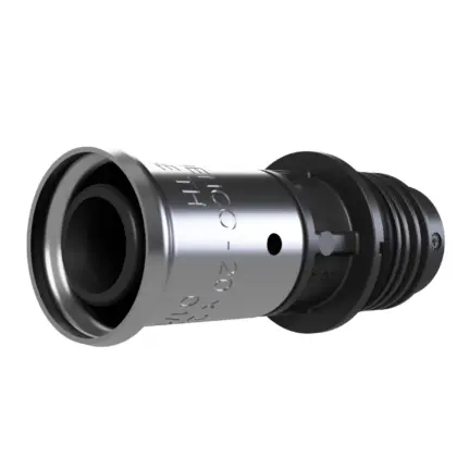 Henco Persovergangsstuk kunststof 26/3mm x M (drink)water Henco Pro-Flow VKPK-26